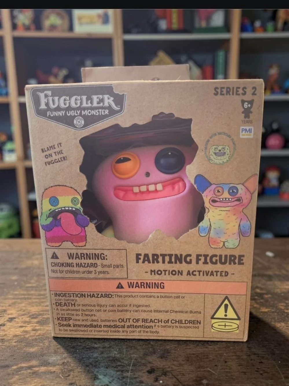 Zuru Fuggler Series 2 - Grin Grin Interactive Farting Figure NIB